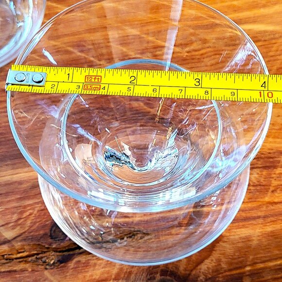 Vintage Stemless Martini Glasses w/ Chiller Bowls – Set of 6 Cocktail Barware - Picture 13 of 14